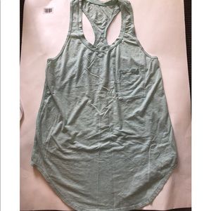 Mint racer back lululemon tank top with pocket